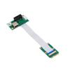 Mini PCI-E to PCI-E Express 1X Extension Cord Adapter Card with USB Riser Card view 1