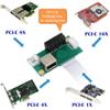 Mini PCI-E to PCI-E Express 1X Extension Cord Adapter Card with USB Riser Card view 4