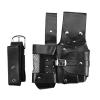 Hair Care Styling Tools Waist Bag,Scissor Holster for Stylist Salon PU Leather Hairdressing Tool Pouch Holster with Multifunction Pockets and Removable Waist Belt for Barber Scissor Comb view 1