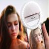 GMart Selfie Clip On Light Halo - Cellphone Selfie Light USB Rechargeable for IPhone/IPad / Samsung/Android [3 light levels] view 4