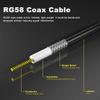 Low-Loss Coaxial Extension Cable 15-Meter(49.2 Ft) RG58 SMA Female to SMA Male WiFi Extension RF Connector and Two-Way Radio Applications Pure Copper Coax Cables 50 ohm RF Antenna Lead Extender view 3