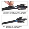 Alex Tech 25ft - 1 inch Cord Protector Wire Loom Tubing Cable Sleeve Split Sleeving For USB Cable Power Cord Audio Video Cable  Protect Cat From Chewing Cords - Black view 2