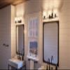 Urban Ambiance Luxury Cosmopolitan Bathroom Vanity Light, Medium Size: 7.375" H x 23.5" W, with Transitional Style Elements, Olde Bronze Finish and White Shade, UHP2513 from the Tacoma Collection view 3