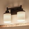 Urban Ambiance Luxury Contemporary Bathroom Vanity Light, Medium Size: 9.5" H x 13" W, with Transitional Style Elements, Olde Bronze Finish, UHP2011, Cupertino Collection view 1