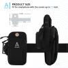 AiScrofa Sports Armband, Running Gym Universal Smartphone Arm Bag with Earphone Hole Multifunctional Pockets foriPhone 15, 14, 13, 12, 11 Pro Max, Xs, Xr, X, 8 Plus, SE, Galaxy S22 Ultra and More view 2