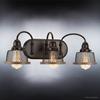 Urban Ambiance Luxury Vintage Bathroom Vanity Light, Medium Size: 8.375" H x 23.375" W, with Industrial Chic Style Elements, Olde Bronze Finish, UHP2723 from the Eugene Collection view 4