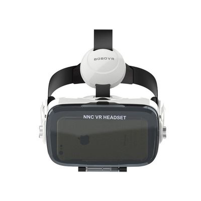 NNC Virtual Reality (VR) 3D Glasses with Builtin HD Headphones - Compatible with All Smartphones