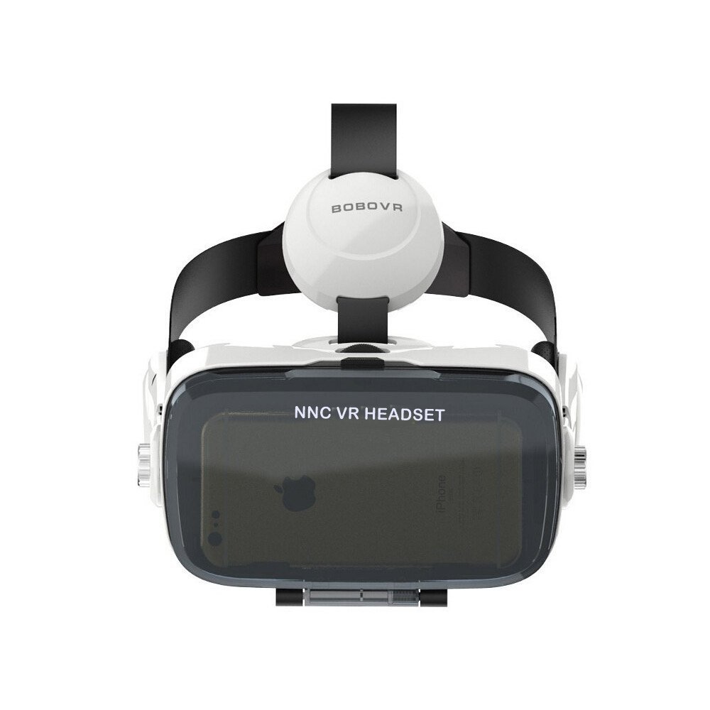 NNC Virtual Reality (VR) 3D Glasses with Builtin HD Headphones - Compatible with All Smartphones