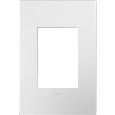 Legrand adorne Gloss White, 1-Gang Plus-Size Wall Plate, AWP1G3WH4