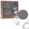 Ventev 10W Qi Wireless Charging Pad for iPhone 17, Pro, Pro Max & Air, iPhones 16-12, AirPods, Samsung Galaxy, Note 20 | Qi Certified | Includes 5ft USB A to USB C Cable and Fast Wall Charger - Gray view 1