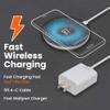 Ventev 10W Qi Wireless Charging Pad for iPhone 17, Pro, Pro Max & Air, iPhones 16-12, AirPods, Samsung Galaxy, Note 20 | Qi Certified | Includes 5ft USB A to USB C Cable and Fast Wall Charger - Gray view 2