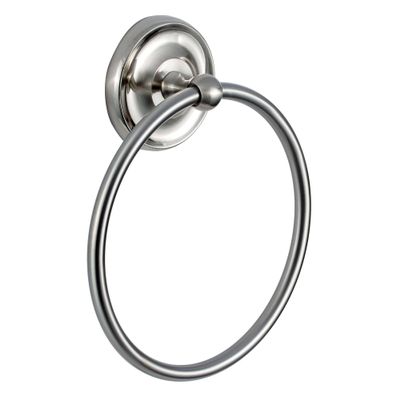 Sure-Loc PD-TR1 15 Pinedale Bath Series Towel Ring, Satin Nickel