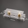 BAOMAIN 2-Pack ANL Fuse Holder (No Fuse), Gold M8 Terminals for 0/2/4 AWG view 2