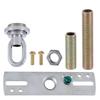 B&P Lamp Screw Collar Canopy Hardware Set, Nickel Plated view 2