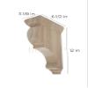 BingLTD - 12" Corbel Brighton Style Solid Wood - Set of 2 (C2S) view 4