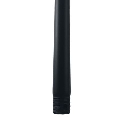 48in Ceiling Fan Extension Downrod in Matte Black for Modern Forms Smart Fans