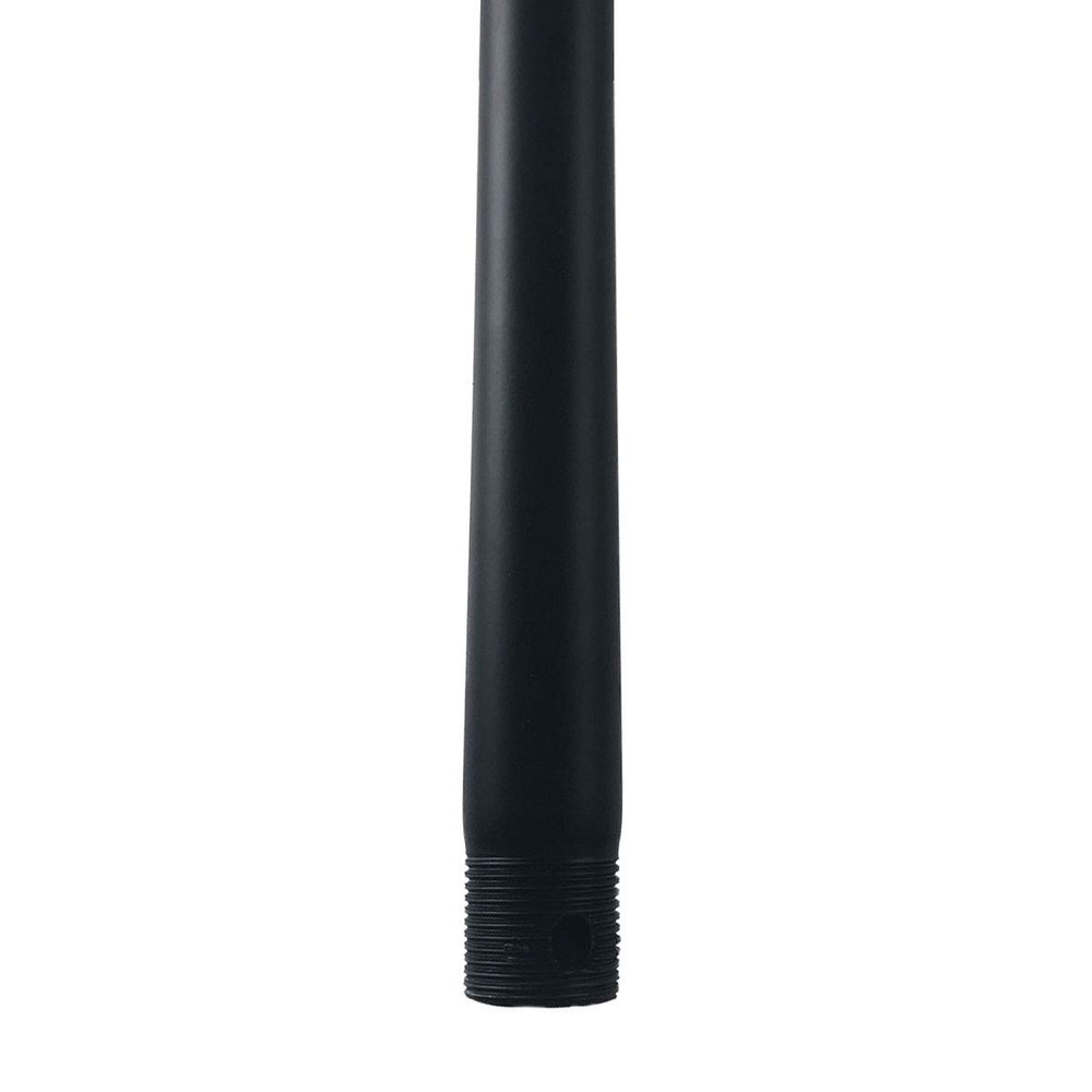 48in Ceiling Fan Extension Downrod in Matte Black for Modern Forms Smart Fans