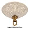 B&P Lamp Screw Collar Ceiling Light Hardware Kit (Cast Satin Nickel) view 2