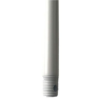 72in Ceiling Fan Extension Downrod in Matte White for Modern Forms Smart Fans