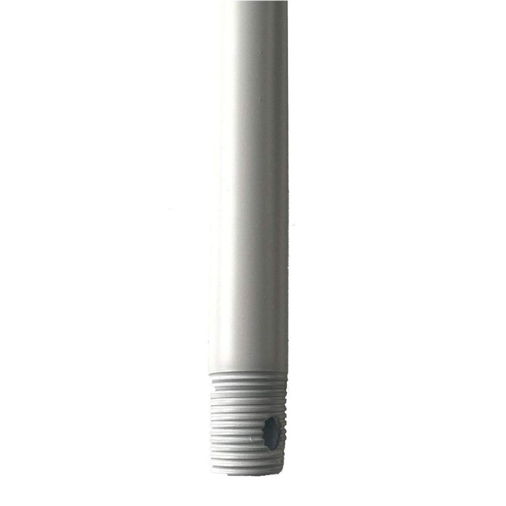 72in Ceiling Fan Extension Downrod in Matte White for Modern Forms Smart Fans