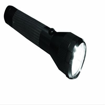 Heavy Duty Anodized Aluminum 12-LED Flashlight, Black