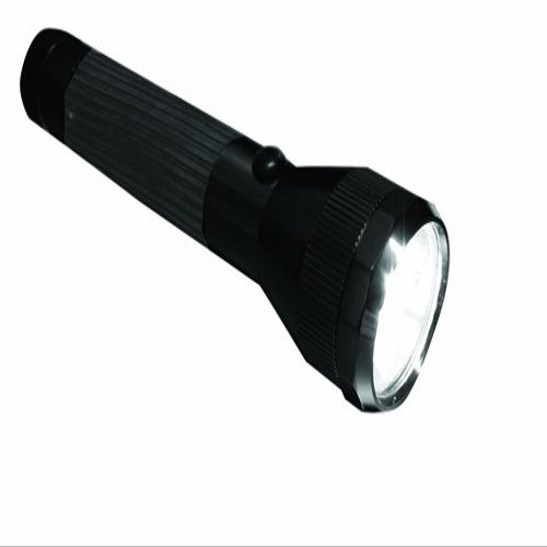 Heavy Duty Anodized Aluminum 12-LED Flashlight, Black