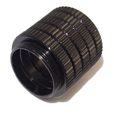 Evertech 4pcs 5mm Camera C-Mount Lens Adapter Ring Extension Tube C to CS Mount Lens Black Aliminum Adapter for Most Types of CCTV Security Cameras