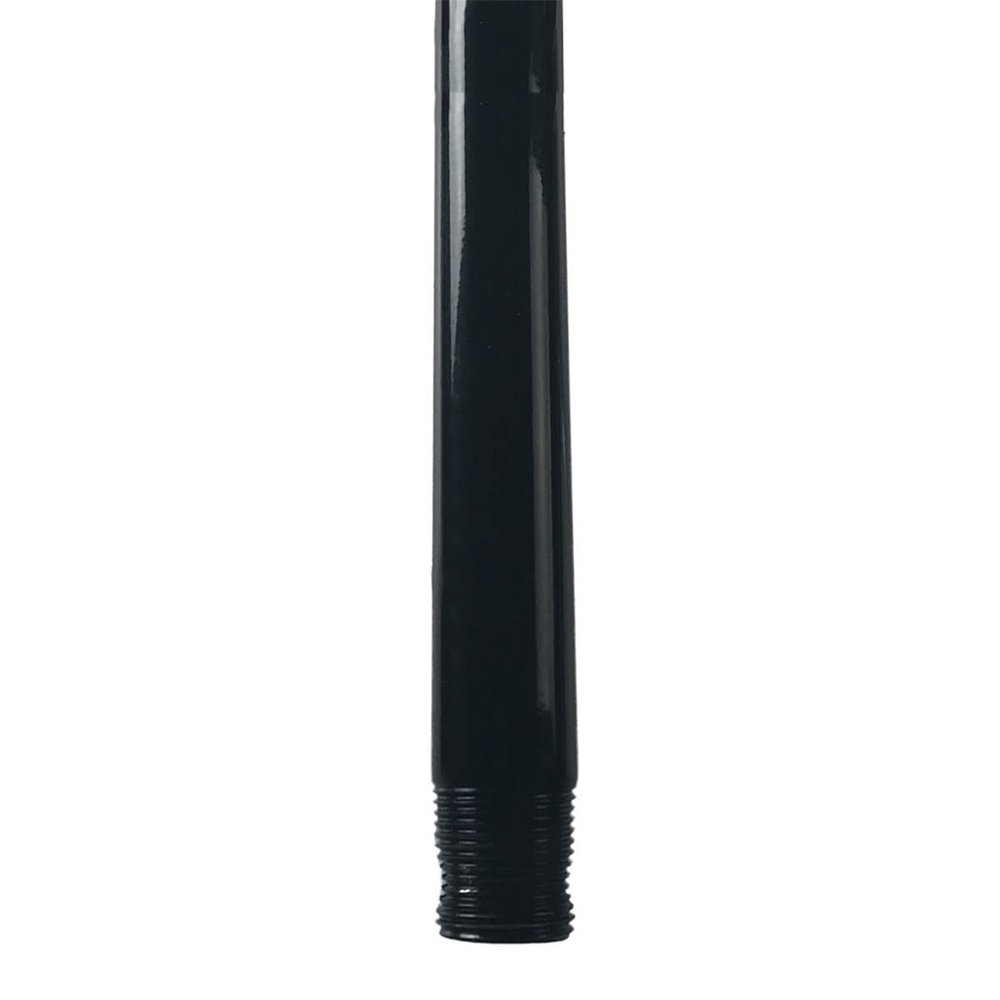 72in Ceiling Fan Extension Downrod in Gloss Black for Modern Forms Smart Fans