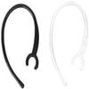 Generic Ear Hook Loops, 6-Count, 3-Black, 3-Clear view 1