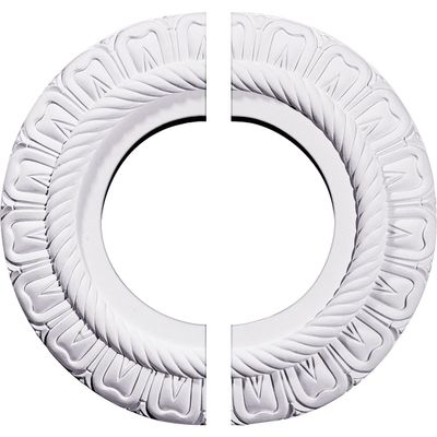 Ekena Millwork CM09CL2 9"OD x 4 1/2"ID x 1/2"P Claremont Ceiling Medallion, Fits Canopies up to 5-5/8", 2 Piece