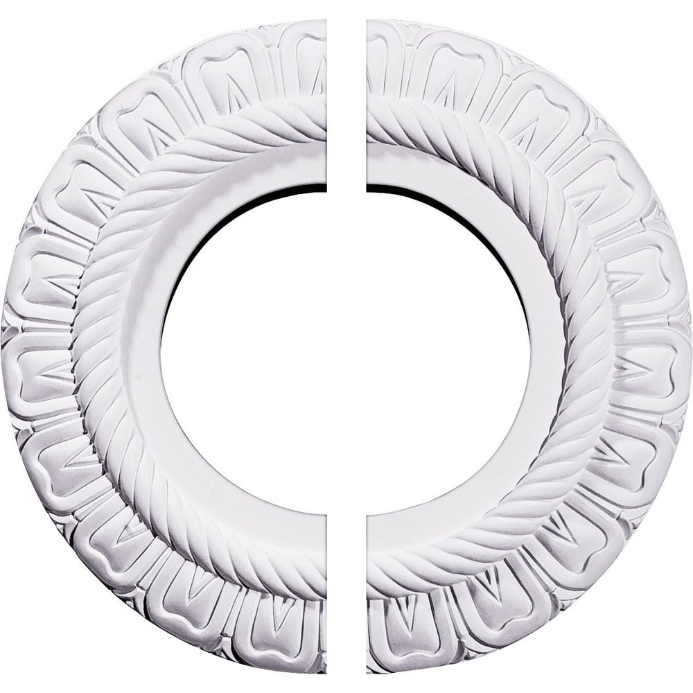 Ekena Millwork CM09CL2 9"OD x 4 1/2"ID x 1/2"P Claremont Ceiling Medallion, Fits Canopies up to 5-5/8", 2 Piece