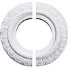 Ekena Millwork CM09CL2 9"OD x 4 1/2"ID x 1/2"P Claremont Ceiling Medallion, Fits Canopies up to 5-5/8", 2 Piece view 1