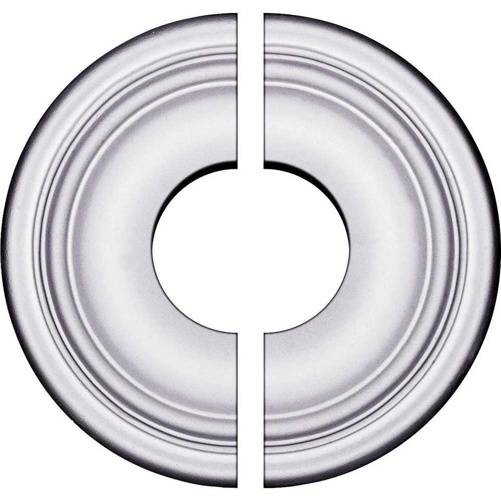 Ekena Millwork CM09MA2-03500 9 5/8"OD x 3 1/2"ID x 1 1/8"P Maria Ceiling Medallion, Fits Canopies up to 3-1/2", 2 Piece