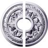 Ekena Millwork CM15BA2 15 3/8"OD x 4 1/4"ID x 1 1/2"P Baltimore Ceiling Medallion, Fits Canopies up to 5-1/2", 2 Piece view 1
