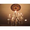 Ekena Millwork CM15BE2 15 3/4"OD x 3 7/8"ID x 3/4"P Berkshire Ceiling Medallion, Fits Canopies up to 7", 2 Piece view 4