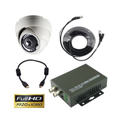 CCTV Camera Pros SYS-CV180 Live HD Security Camera TV Monitor Video Display System, HD 1080p HDMI