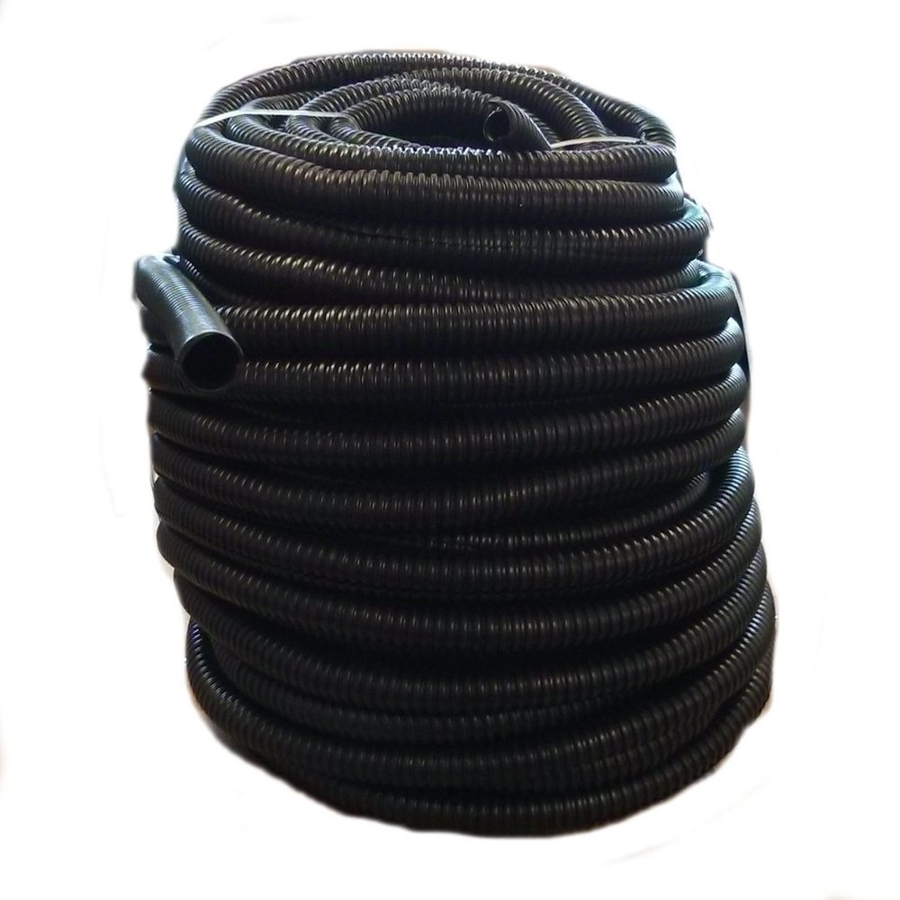 50 FT - 1/2" INCH Black Split Loom Wire Hose Cover Conduit Poly Tube TUBING 4