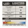 Commercial Electric (4-Pack) 4 in. Matte White Integrated LED Recessed Trim view 3