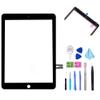 T Phael Black Digitizer Repair Kit for iPad 9.7" 2018 iPad 6 6th Gen A1893 A1954 Touch Screen Digitizer Replacement (Without Home Button) +Pre-Installed Adhesive + Tools view 1