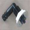 Replacement Boat Parts Elbow Sink Drain w/Chrome Flange & Stopper, 3/4" Hose Barb. view 1