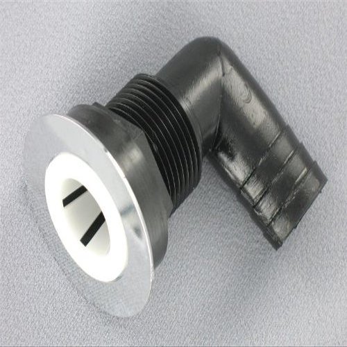 Replacement Boat Parts Sink Drain w/Chrome Flange Basket, 1" Hose Barb