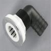 Replacement Boat Parts Sink Drain w/Chrome Flange & Basket, 1-1/2" Hose Barb view 1