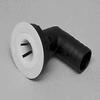 Replacement Boat Parts Sink Drain w/White Flange Basket, 1" Hose Barb view 1