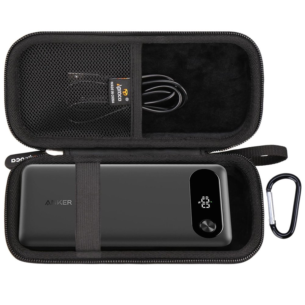 Aproca Case Compatible with Anker 20,000mAh / Pxwaxpy 30,800mAh / RGVOTA 38800mAh / Ekrist 25800mAh Portable Charger, Storage Hard Bag for Accessories (Case Only)