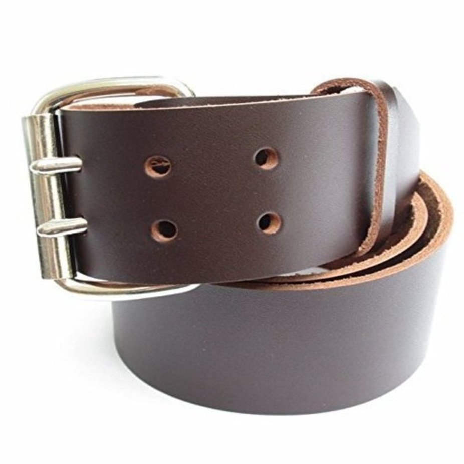 Dangerous Threads Heavy Duty 2" Wide Genuine Leather Work Belt/Tool Belt - Various Sizes and Colors (64, Chocolate Brown)