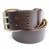 Dangerous Threads Heavy Duty 2" Wide Genuine Leather Work Belt/Tool Belt - Various Sizes and Colors (64, Chocolate Brown) view 1