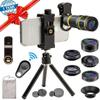 SEVENKA Cell Phone Camera Lens Kit, 18X Telephoto Lens with Remote Shutter, Tripod, Fisheye, Macro and Wide Angle Lens for iPhone 11 Pro Max X XS Max XR/8/7/6/6s Samsung Android Smartphone Black view 1