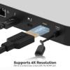 SABRENT Thunderbolt 3 Docking Station with Power Delivery up to 60W Charging for Windows/MacOS Devices - Dual-4K Display (DS-TH3C) view 4