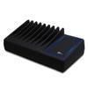 SIIG 10 Port 90W USB Charging station with Qi wireless and USB C Charging, Ambient Light Deck compatible with iPhone iPad Samsung Galaxy Google Nexus view 1