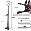 Webcam Light Stand for Live Stream, Selfie Ring Light with Webcam Mount for Logitech C925e, C922x, C930e,C922,C930,C920,C615,Brio 4K view 3